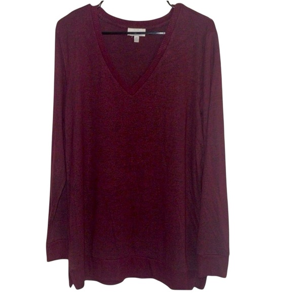 🌹LUCKY BRAND LONG V NECK SWEATER - Picture 1 of 8